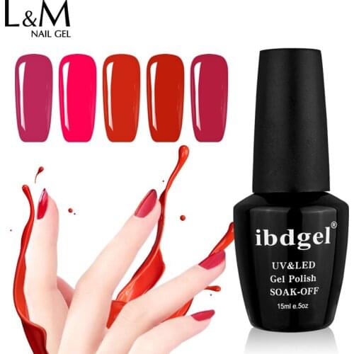 12pcs Hot Sales 15ML Varnish Nail Art Soak Off LED Lamp Lucky Long Lasting UV Gel Nail Polish