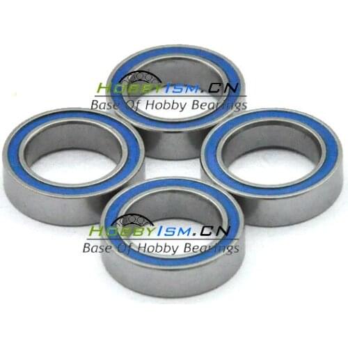 4PCS 12x18x4 Blue Rubber Bearings ABEC-3 6701 2RS