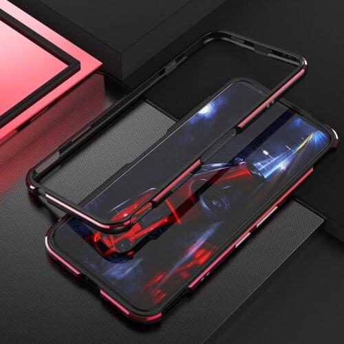 Bumper Case For Nubia Red Magic 6 Pro ZTE redmagic 5 6 Aluminum metal Frame Slim Cover phone case + carmera Protector cover