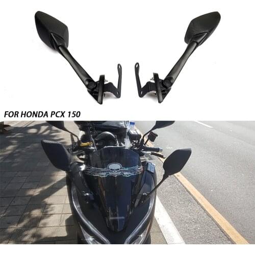 For Honda Pcx150 pcx125 PCX 150 Motorcycle Retrofitted Mirror Forward Shift Rear View Mirror Forward Bracket and Mirror A Set