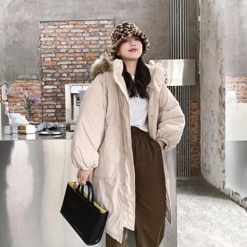 To film in the new easing cotton-padded jacket female winter winter jacket winter coat with velvet with thick cotton-padded clot