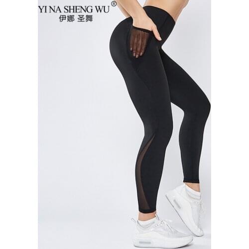 Pocket Yoga Pants Gym Leggings Sports Women High Waist Yoga Leggings Fitness Jogging Sport Clothing Pants Leggings Sportswea