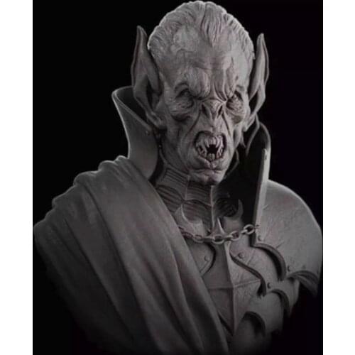 1/10 Old Vampire Resin kit Bust Figura GK Fantasy Theme Uncoated No colour