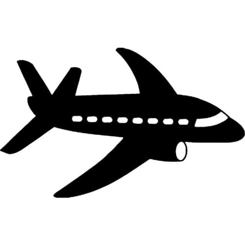 Creative and Vivid Airplane Interesting Car Stickers Pvc Personality Body Windows Stylish Waterproof Beautiful Decal Decoration