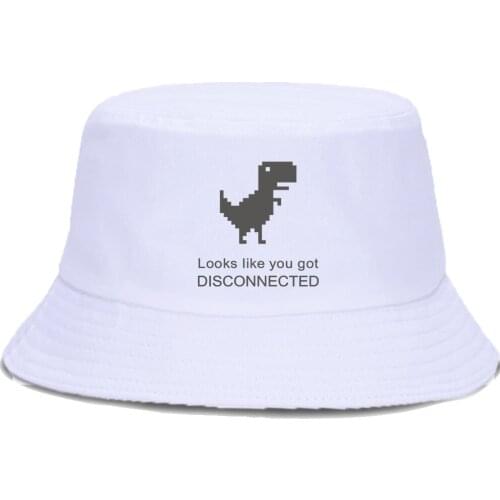 Looks Like You Got Disconnected Bucket Hats Casual Unisex Fishing Cap Foldable Outdoor Fishermans Hat Summer Sports Panama Caps
