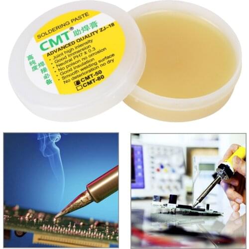 Paste Flux 50g Rosin Solder for Mobile Phone Motherboard PCB Professional Soldering Soldering Repair Tools CMT-50