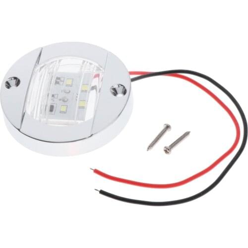 Marine Boat LED Stern Lights Yacht Side Cabin Deck Courtesy Light Blue Light