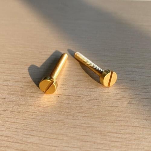 1 Pack Brass Screws Brass Material Golden Screws switch screws DIY Model Making Tools