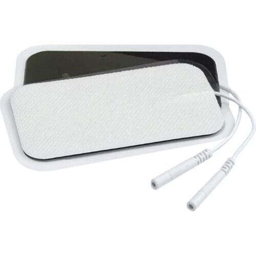 4Pcs 9*5cm Electrode Pads Nerve Muscle Stimulator Silicone Gel Tens Electrodes Digital Acupuncture Physiotherapy Pads