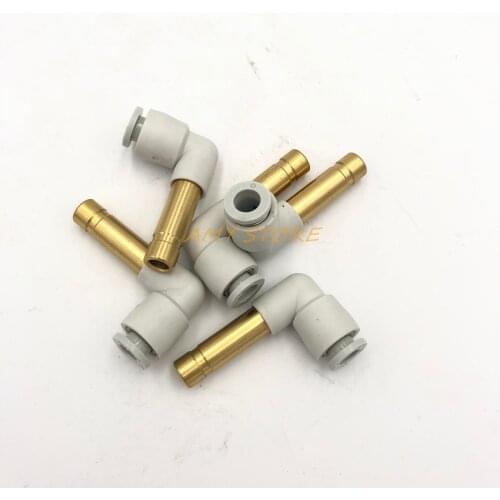 5)Pneumatic Tube Plug-In Connector One Touch Push In Reducer Elbow Union for SMC KQ2L06-08/04-06/04-08/06-10/08-10/08-12/10-12
