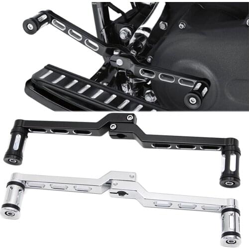 Aluminum Motorcycle Heel Toe Gear Shift Levers Shifter Pegs for Harley FL Softail Touring Trike Motorbike 2008+ Chrome / Black