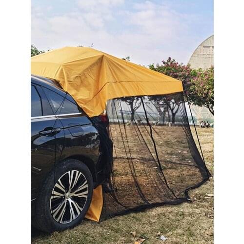 Car Rear Extension Sunshade Tent Vehicle Trunk Side Awning SUV Off-road MPV Car Side Canopy Camping Trunk Side Extension Tent