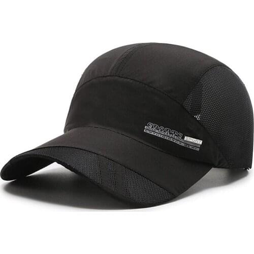 Quick Drying Visor Sun Hat Men Women Adjustable Summer Baseball Cap Outdoor Sport Running Mesh Caps Unisex Snapback Hats