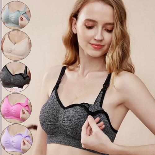 Breastfeeding Bra Pregnancy Clothes Maternity Nursing Bra Feeding Bra for Soutien Gorge Allaitement Women Underwear Sport Wear