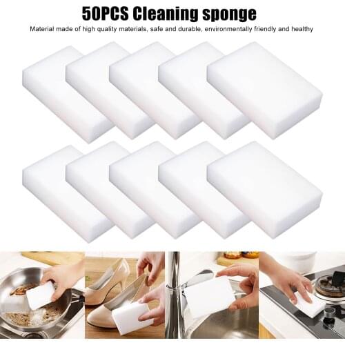 Cleaning Sponges Scrubber Pads Magic Sponge Eraser Extra Thick Long Lasting Melamine Cleaning Sponges For Home Floor Kitchen Hot