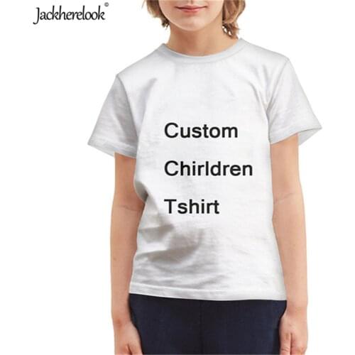 Custom Kids T Shirts Summer Short Sleeve Top Tee for Boys Girls O-neck Childrens Clothing Harajuku T-shirt 2020