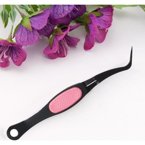 Multicraft Reverse Ergonomic Craft Tweezers with silicone soft grip hand tools