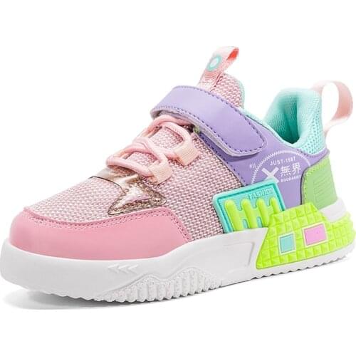 Girls Sneakers Children Shoes For Kids Sneakers Girls Shoes Boys Sneakers Boys Casual Shoes Breathable Rainbow Colorful Fashion