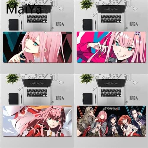Maiya Top Quality Darling in the FranXX Zero Two Customized laptop Gaming mouse pad Free Shipping Large Mouse Pad Keyboards Mat