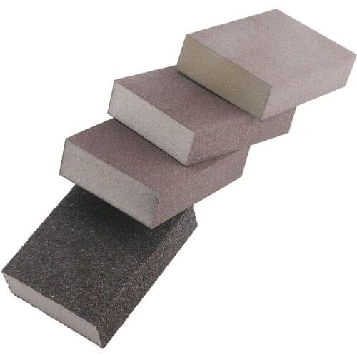 Set Abrasive Sponge Wet Dry Sanding Grinding Block Coars-Super Fine Wood