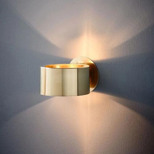 Gold Ring Wall Lamp Vintage Metal Wall Sconce Light Fixtrue Bedroom Bathroom Mirror Light Wall Lights for Home Industrial Decor