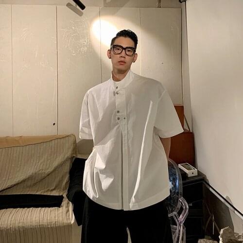 XS-6XL New 2021 Men Womens clothing Fashionable design sense British zipper design Shirt plus size costumes