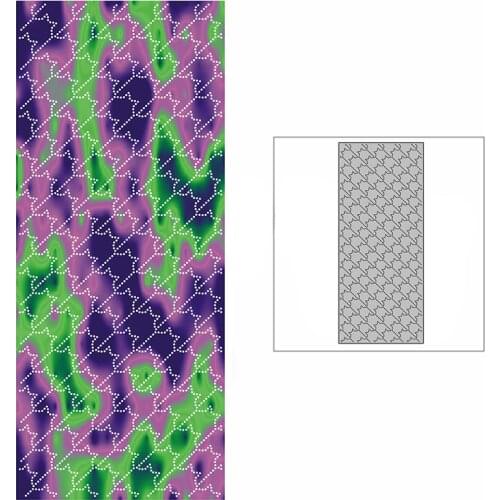 New Slim Spotted Fish Tail Lace Background Plate Craft Embossing Mold 2021 Metal Cutting Dies for Scrapbooking Album Card Making