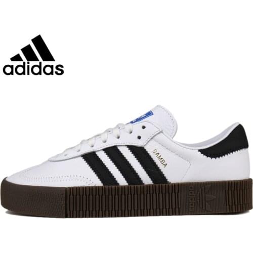 Original New Arrival Adidas Originals SAMBAROSE W Womens Skateboarding Shoes Sneakers