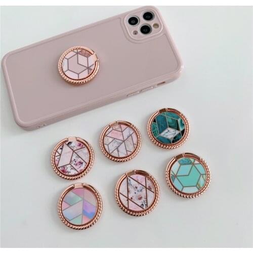 Finger Ring Mobile Phone Smartphone Stand Holder For iPhone 12 Huawei Samsung cell Smart Round Phone Ring Holder Car Mount Stand