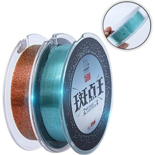 KoKossi Fishing Line Nylon 150M Super Strong Japanese 3D Invisible Camouflage Fishing Line High Quality Spotted Fishing Line