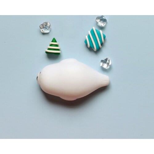 Polymer Clay Green Earrings Cute Studs Creative Handcrafted Unique Shape Saint Patricks Day Christmas Gift for Women Girls Teen