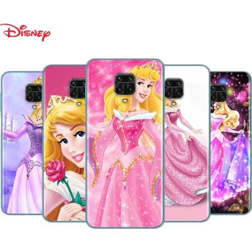 Silicone Cover Disney Aurora Princess For Xiaomi Redmi Note 10 10S 9 9S Pro Max 9T 8T 8 7 6 5 Pro 5A Phone Case