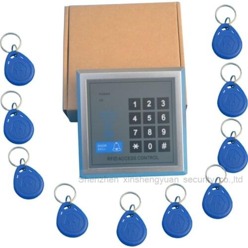 Security RFID Proximity Entry Door Lock Access Control System 500 User +10 Keys