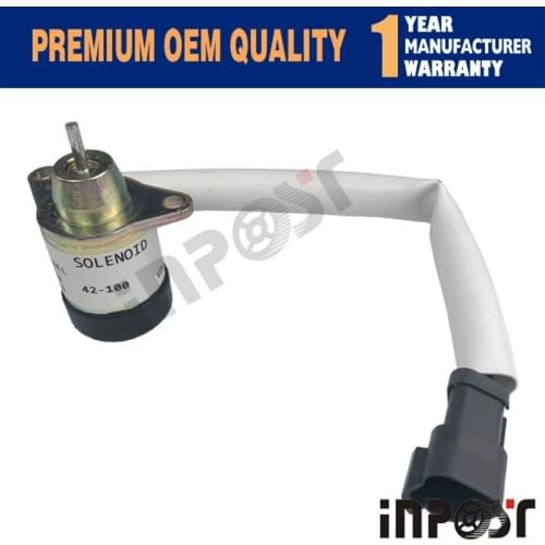 In Stock 42-100 12V Stop Solenoid Valve for Thermo King KD, MD,RD,SL Units KD-II MD-II RD-II RD-II