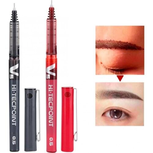 For Tattooing Waterproof Semi-permanent Tattoo Marker Pen Microblading Eyebrow Lip Tattoo Positioning Pen Tattoo Supplie