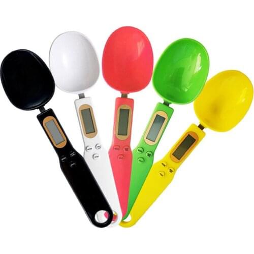 10pcs Kitchen Measuring Tool 500g/0.1g Capacity Coffee Tea Digital Electronic Spoon Scale Weighing Device LCD Display W0074