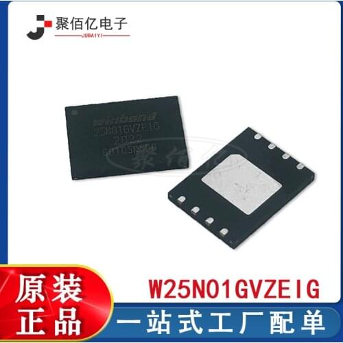100% New&original In Stock W25N01GVZEIG W25N01 WSON8 1Gbit