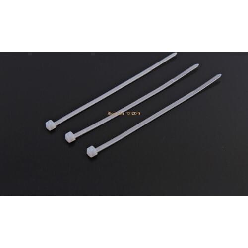 250pcs/lot 5x300MM White Cable Wire Zip Ties Nylon Cable Tie Self Locking