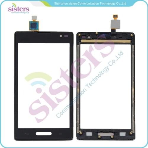 5pcs Wholesale Black Touch Screen Digitizer Panel With Frame Replacement For LG Optimus L9 P769 T-mobile Free Shipping