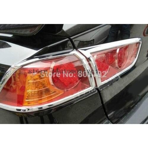 Car styling 2010-2013 for Mitsubishi Lancer/Lancer X/Lancer Evo ABS Chrome After headlight Lamp Cover