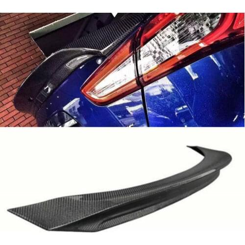 Carbon Fiber rear spoilers auto car rear bumper rear lip wing spoiler for Maserati Ghibli bodykit rear bumper 2012-2017 years