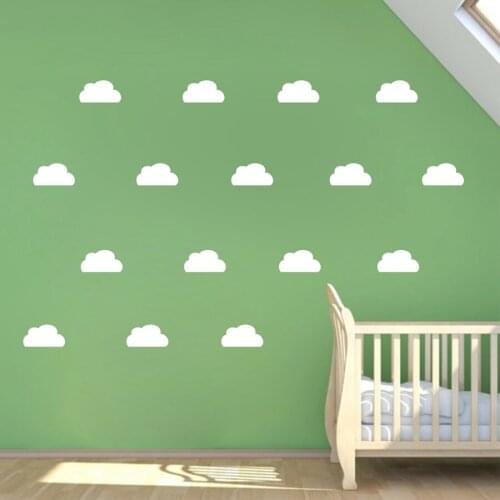 Free shipping cloud wall stickers Nursery decal , Vinyl clouds decal for kids room wall decor ,k3300