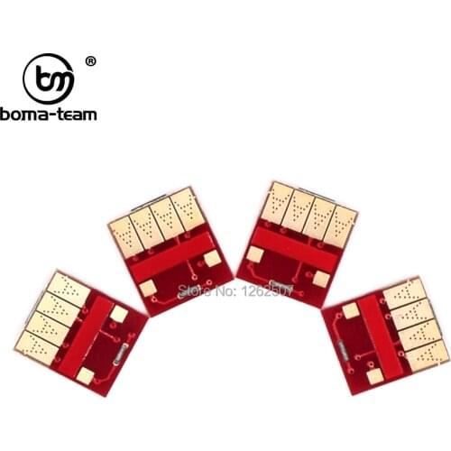 BOMA-TEAM New Version HP970 HP971 970 971 Auto Reset Permanent Chips For HP Officejet Pro X576 X476 X451 X551 Printers
