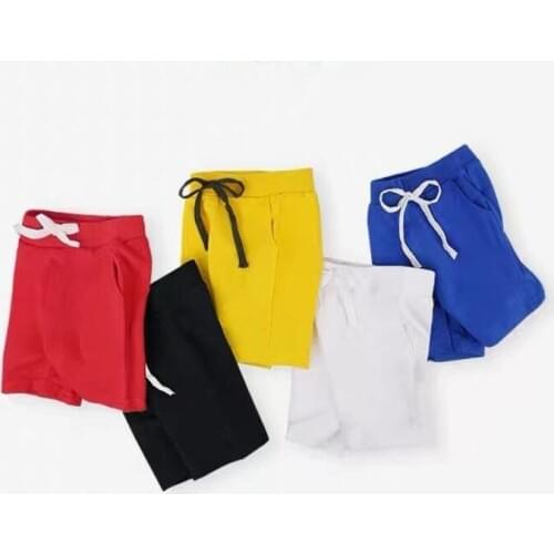 AJLONGER Kids clothing new candy color short hot summer boys beach pants shorts