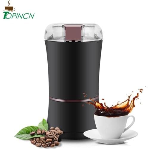 400W Electric Coffee Grinder Kitchen Beans Spices Nuts Grinding Machine Powerful Stainless Steel Blade Grind Molinillo Cafe