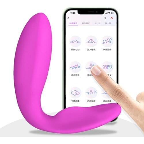 APP Bluetooth Control Vibrators for Women 10 Frequency Invisible Wearing Dildo Vibrators Female Masturbation Anal Plug Sex Toys