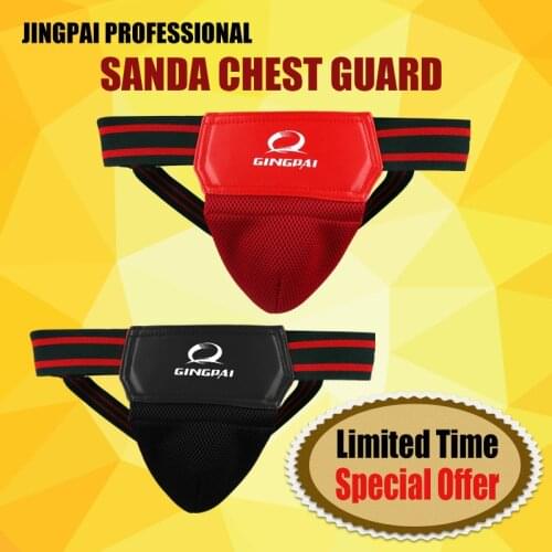 Hot Wholesale Adult Male Sanda Crotch Guard Protector Taekwondo MMA Groin Protector Kick Boxing Protection Guard Men Jockstrap