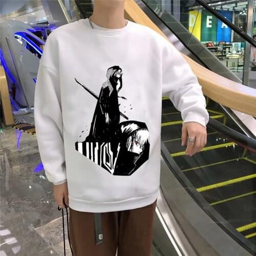 Spring Autumn Fashion Mens Hoodies Japan Style Cartoons Printing Sweatshirt Male Casual Streetwear Men Clothing O-Neck Hoodie