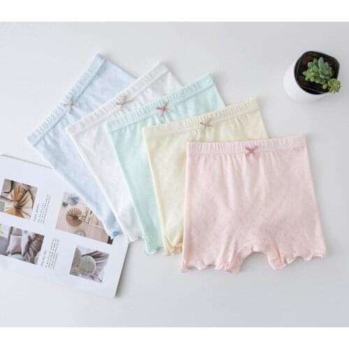 New Childrens Safety Leggings Summer Breathable And Comfortable Girls' Casual Cotton Shorts WTP22