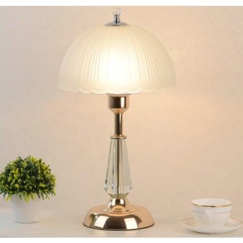 Modern Crystal Table Lamp Living Room Decoration Bedroom Bedside Light Study Desk Lamp Home Warm Romantic Led Lighting Luminaire